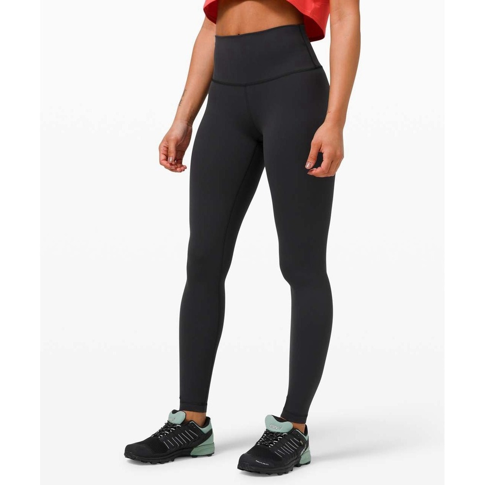 Lululemon Wunder Train High-Rise Tight‎ 28" Black Size 10 Yoga Pilates Athletic